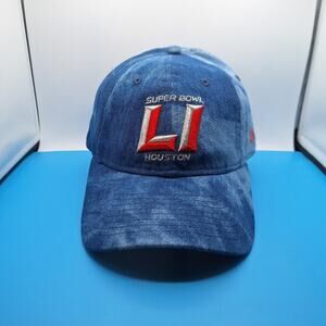 Super Bowl LI NFL Hat Women Houston Patriots Vs Falcons Strapback Cap Denim